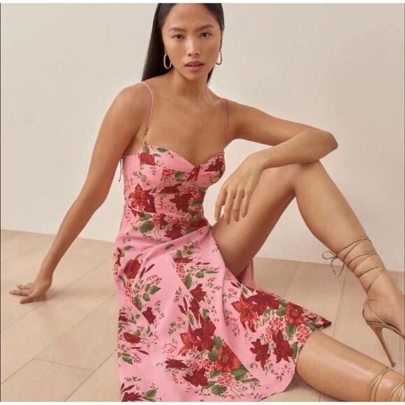 Reformation Juliette Dress in Valeria Size 0 - Picture 2 of 8